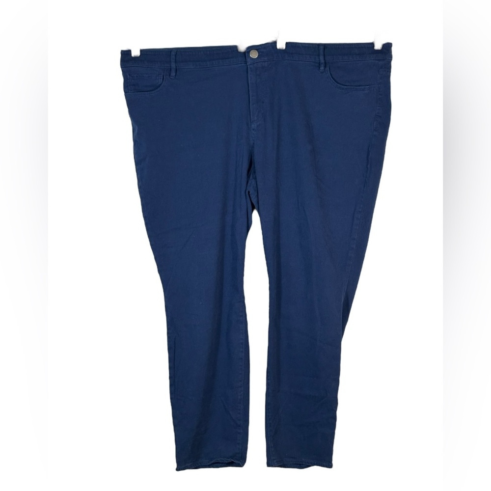Loft Navy Blue Skinny Pants (Size 24)